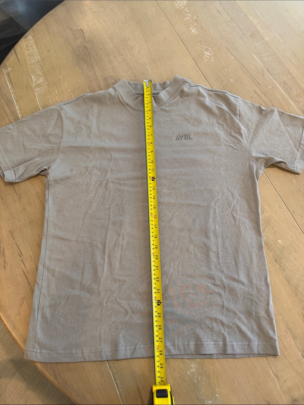 AYBL Men's Short Sleeve Crew Tee in Taupe Gray